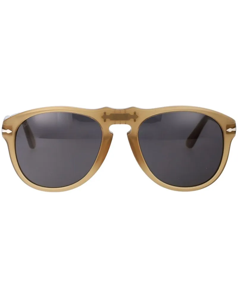 Persol Sonnenbrille mit Logo-Prägung - Braun Braun