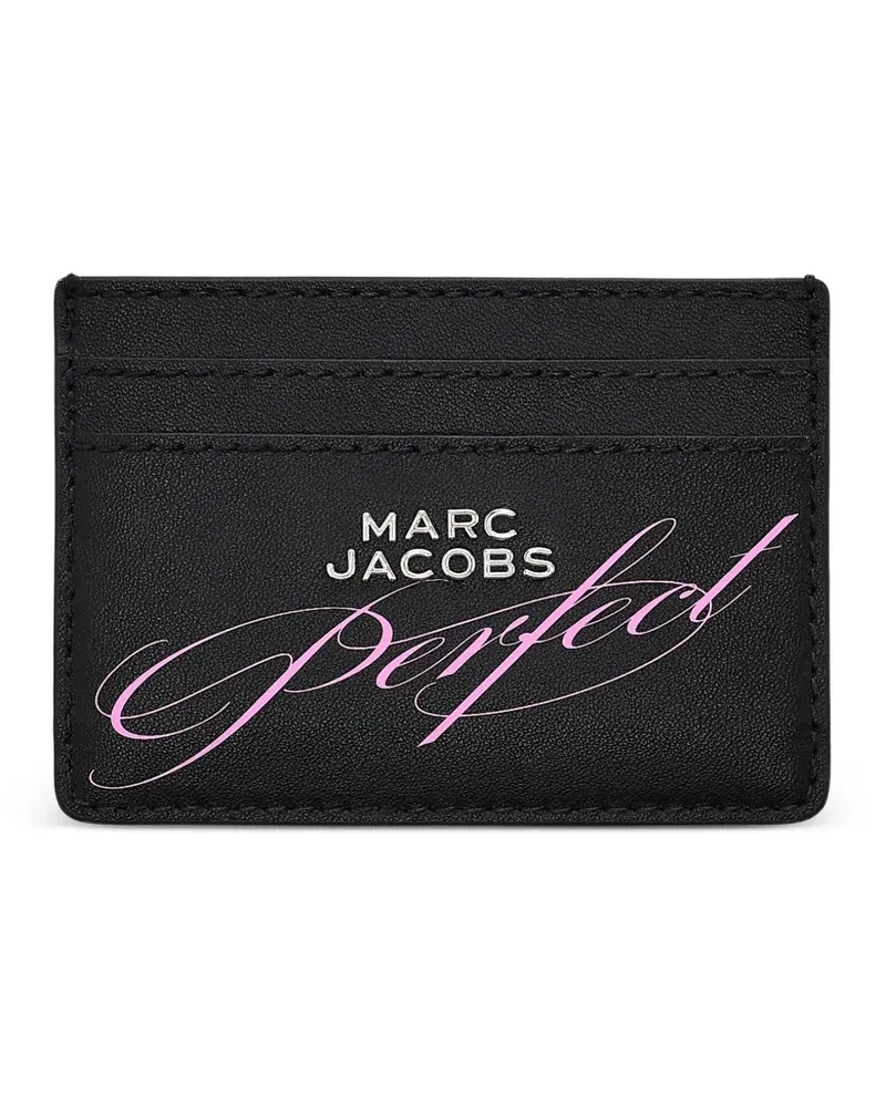 Marc Jacobs Kartenetui mit Logo - Schwarz Schwarz