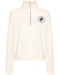 SPORTY & RICH Sweatshirt mit Logo-Print Nude