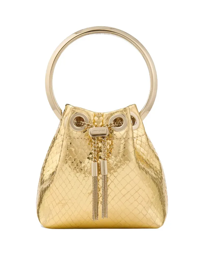 Jimmy Choo Bon Bon Mini-Tasche - Gold Gold