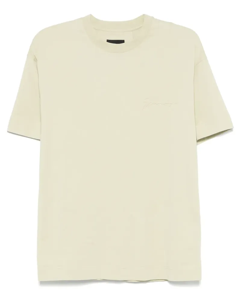 Givenchy T-Shirt mit Logo-Prägung - Grün Grün