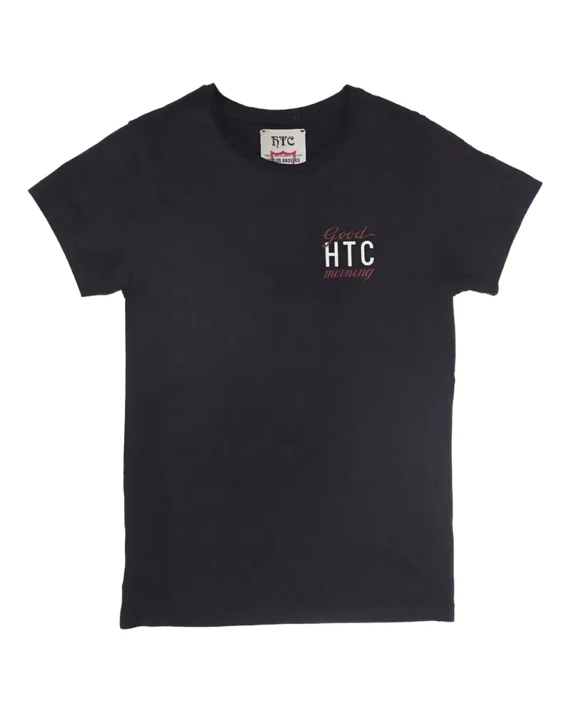 HTC Hollywood Trading Company Good Morning T-Shirt - Schwarz Schwarz