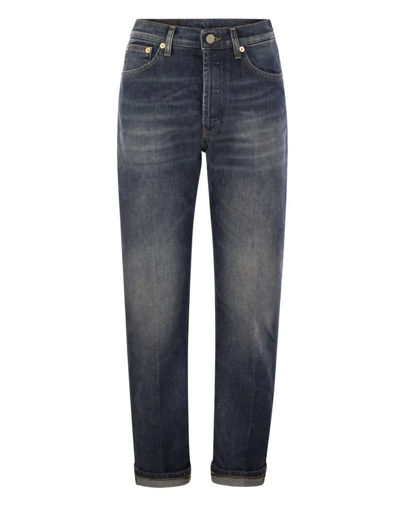 Dondup Icon Hose im Five-Pocket-Design - Blau Blau