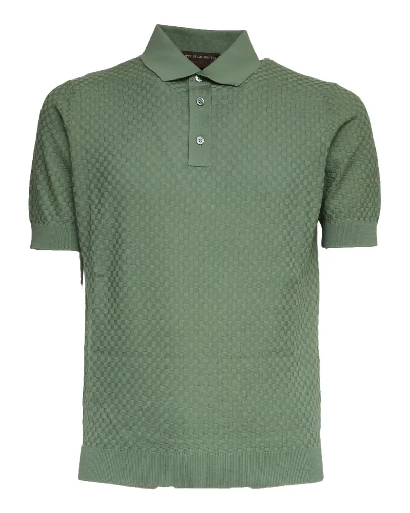 Filippo de Laurentiis three button short-sleeve polo - Grün Grün