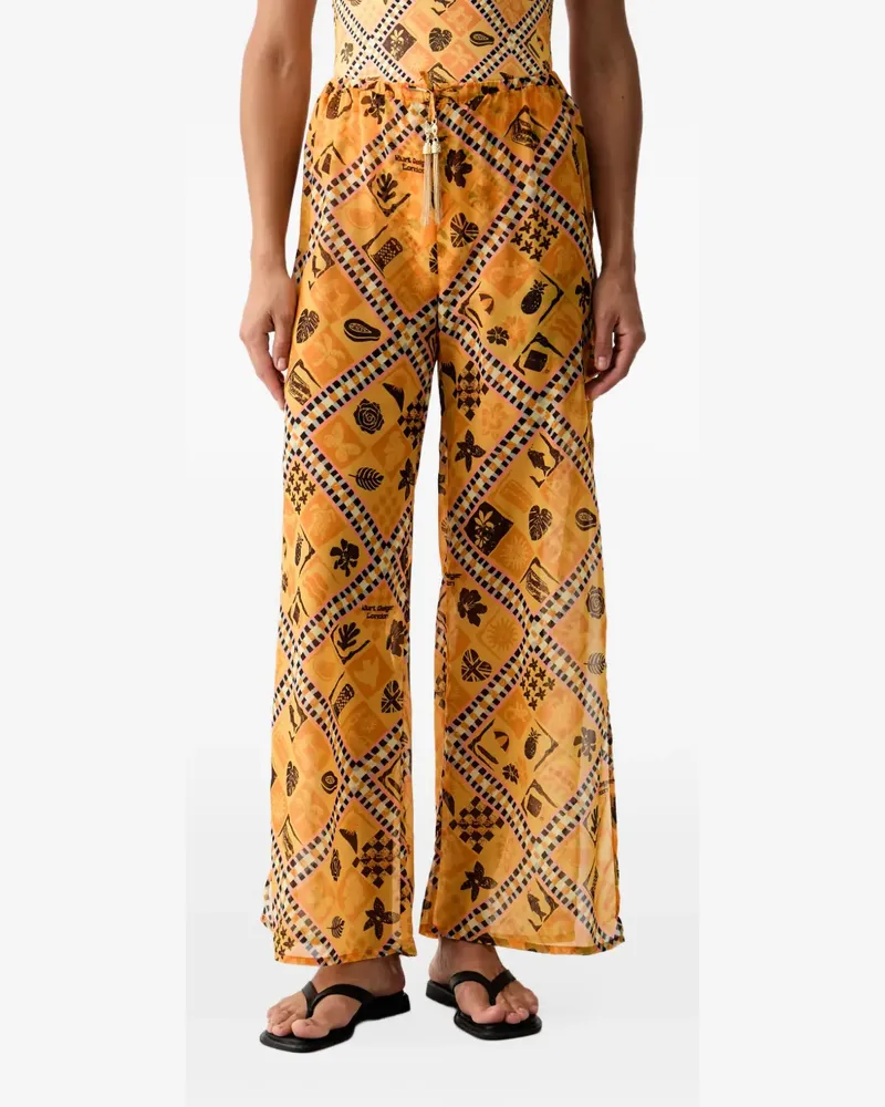 Kurt Geiger Hose mit geometrischem Print - Orange Orange