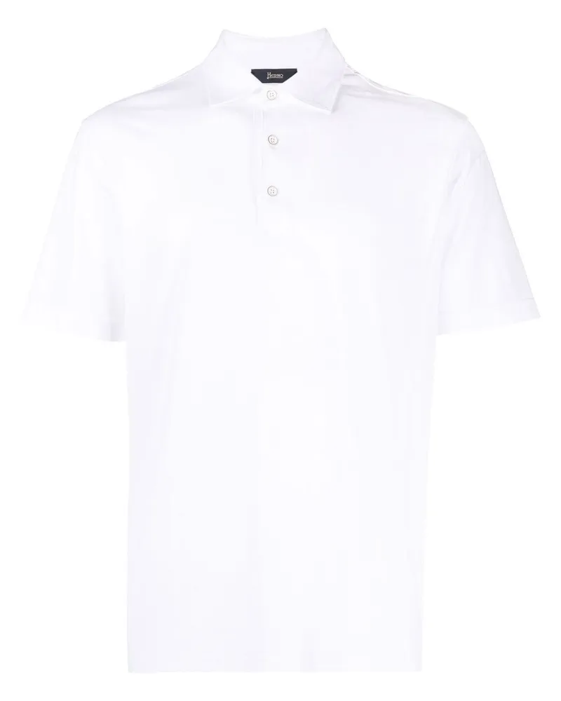 Herno Kurzärmeliges Poloshirt - Weiß Weiß