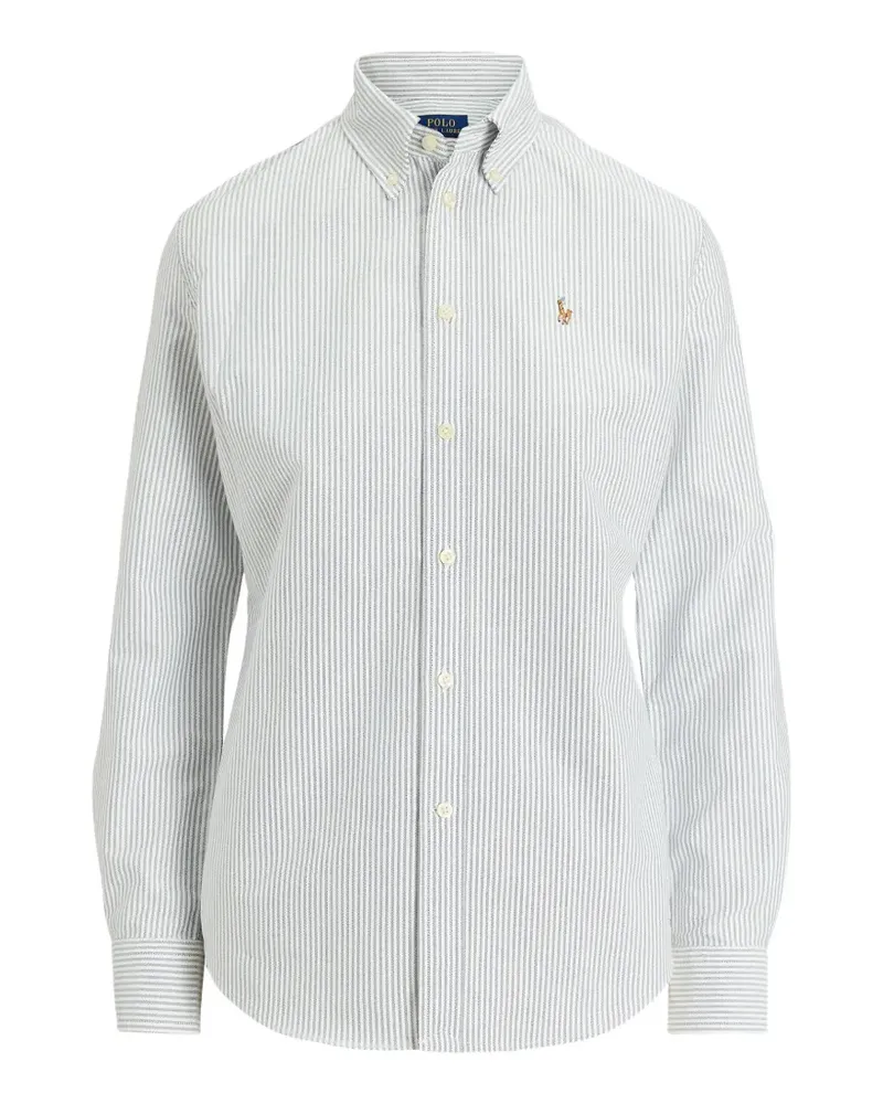Ralph Lauren striped button-down shirt - Weiß Weiß