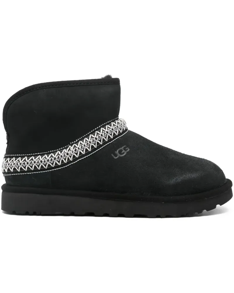 UGG Classic Mini Crescent boots - Schwarz Schwarz