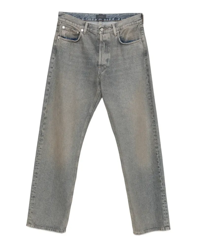 Haikure Jeans mit ausgeblichenem Effekt - Blau Blau