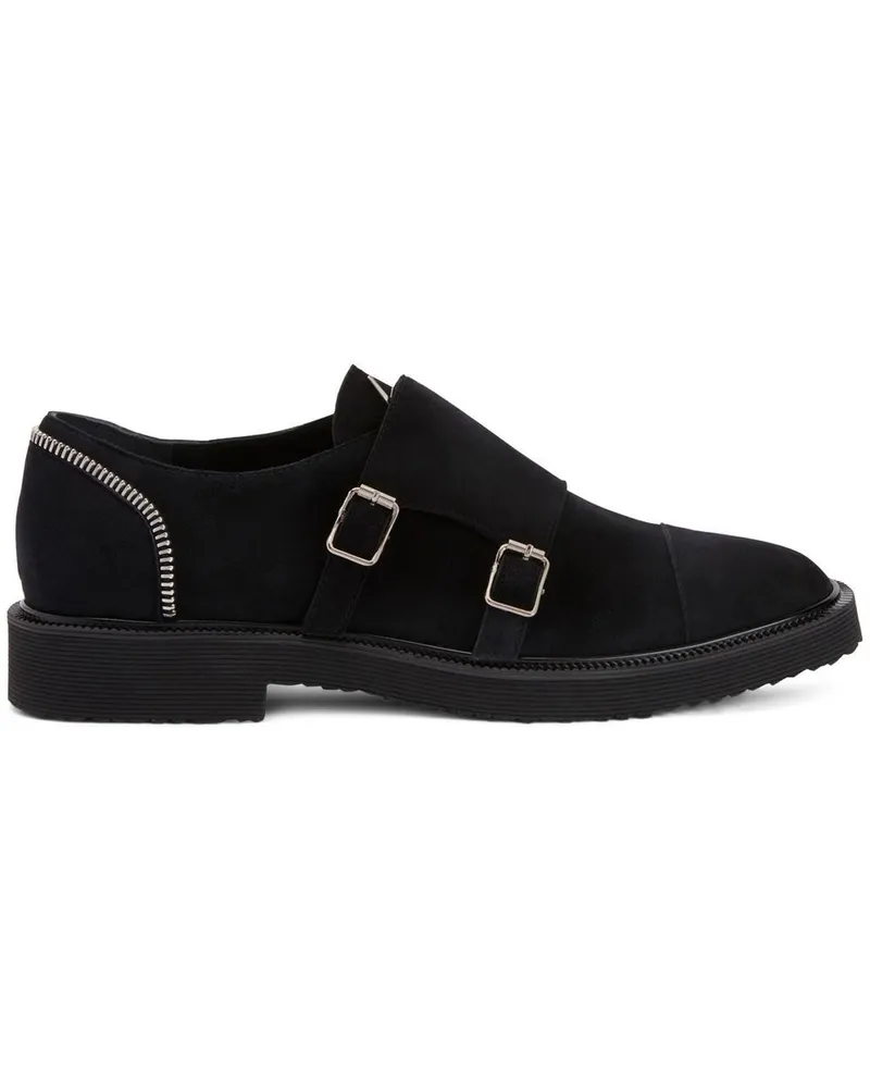 Giuseppe Zanotti Loafer aus Wildleder - Schwarz Schwarz