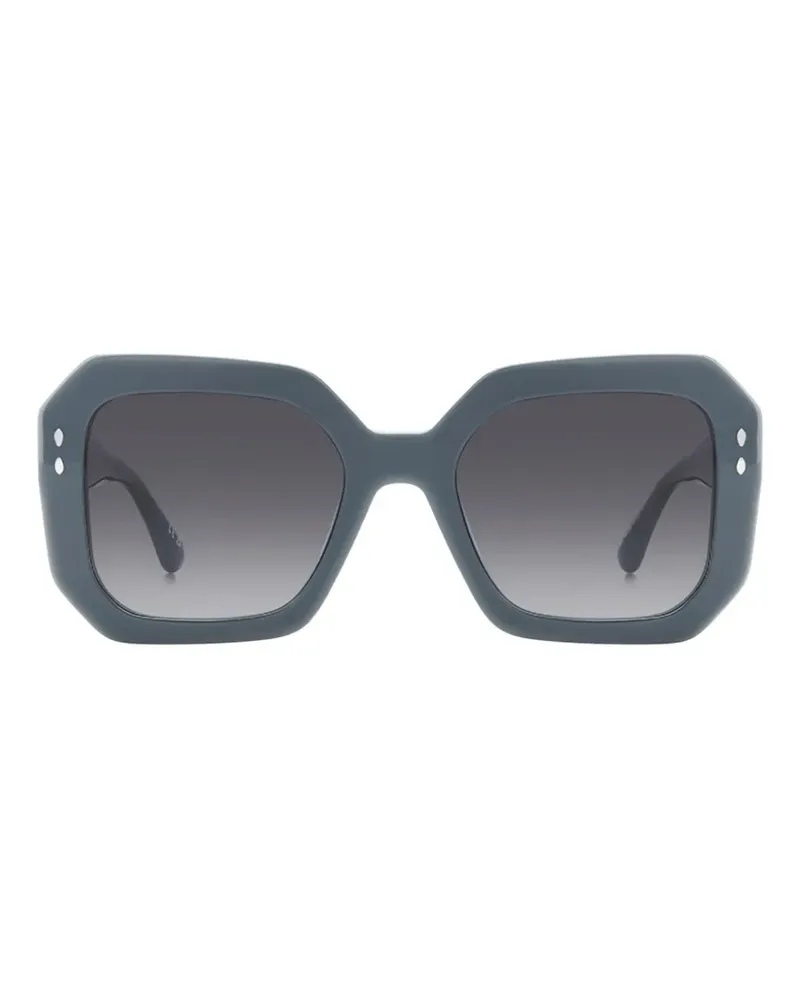 Isabel Marant geometric-frame sunglasses - Blau Blau
