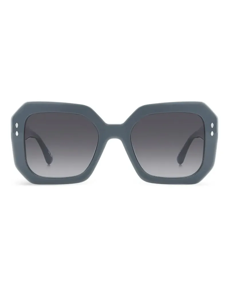 Isabel Marant geometric-frame sunglasses - Blau Blau