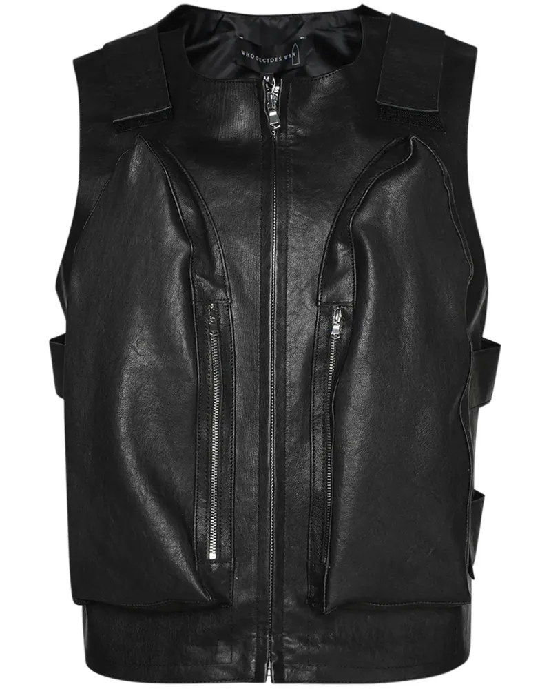 WHO DECIDES WAR Bullet Point Weste - Schwarz Schwarz