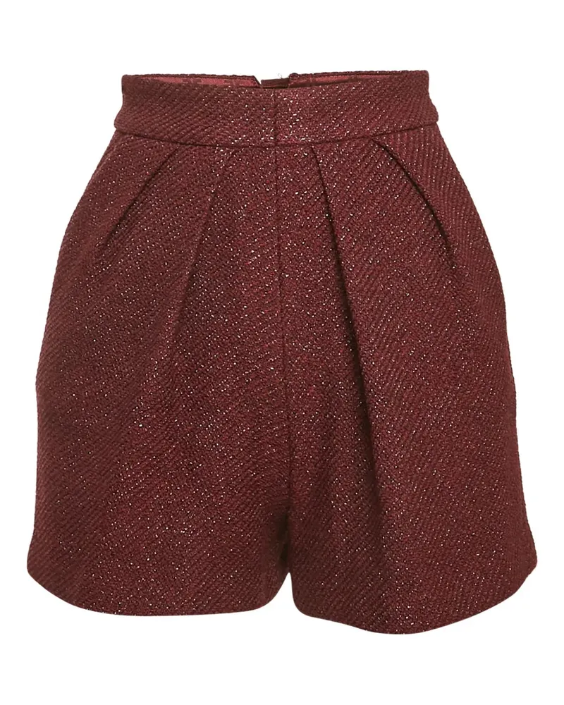 Elisabetta Franchi Shorts mit Falten - Rot Rot