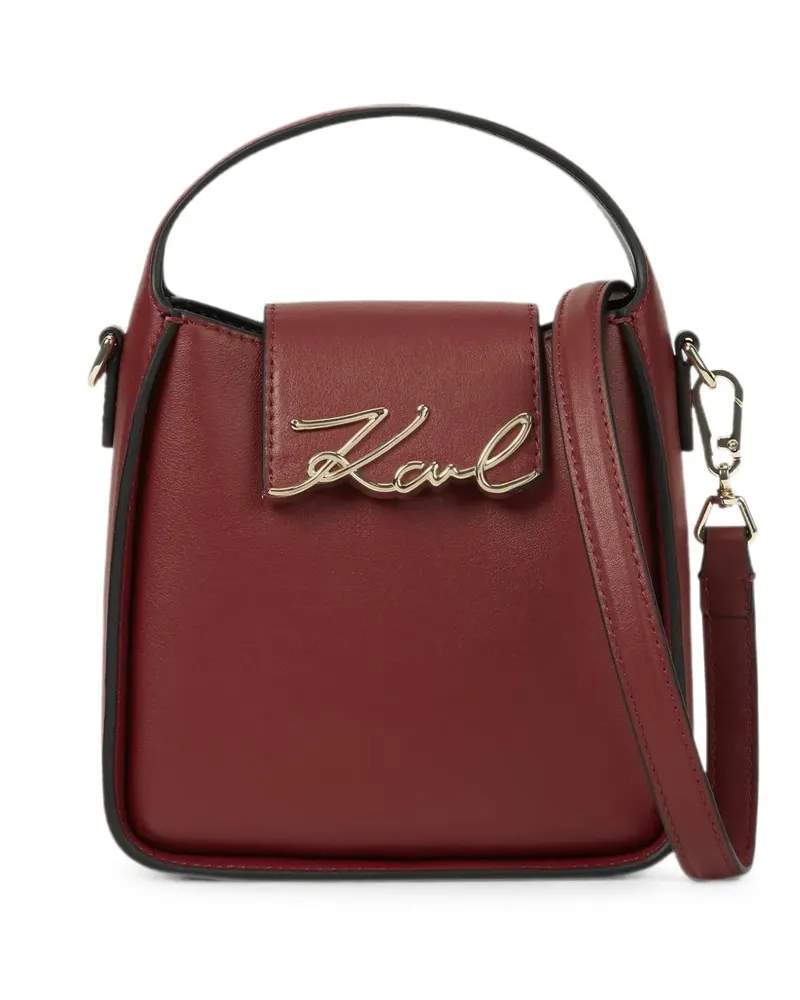 Karl Lagerfeld Kleine K/Signature Umhängetasche - Rot Rot