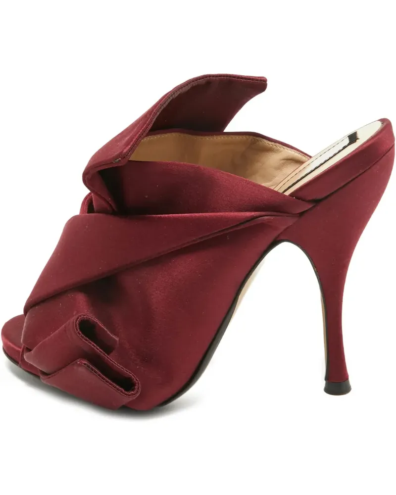 N° 21 Pre-owned Sandalen aus Satin 130mm - Rot Rot