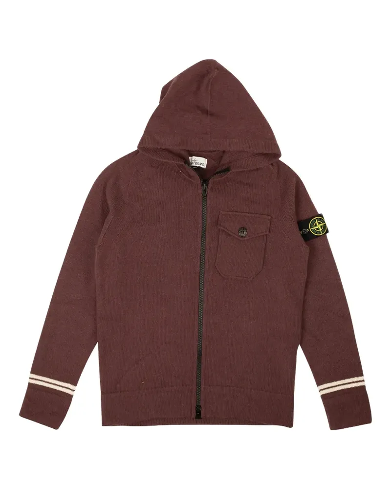 Stone Island zip-up hoodie - Braun Braun