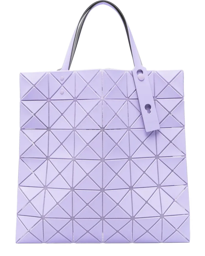 Issey Miyake Geometrisch gemusterter Prism Shopper - Violett Violett