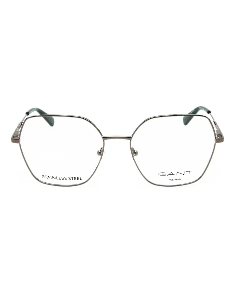 Gant geometric-frame glasses - Silber Silber