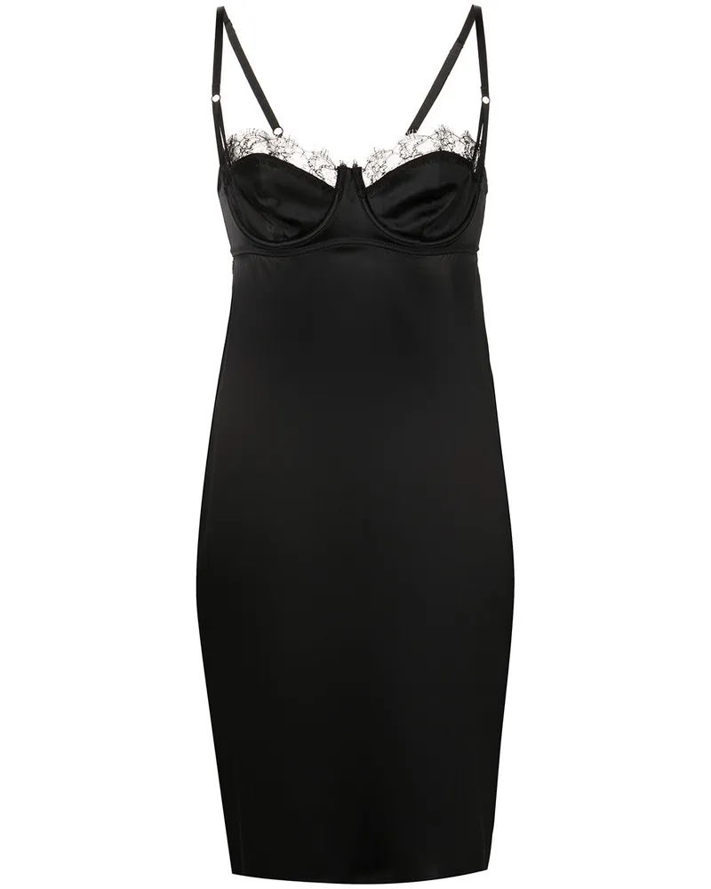 Kiki De Montparnasse Schmales Kleid Schwarz