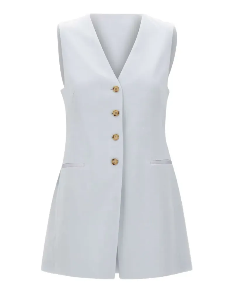 HUGO BOSS V-neck button waistcoat - Blau Blau