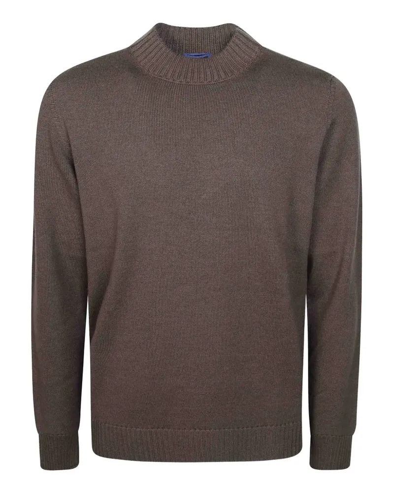 Drumohr  Pullover mit Stehkragen - Braun Braun