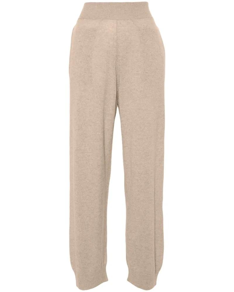 Stella McCartney Jogginghose aus regeneriertem Kaschmir - Nude Nude