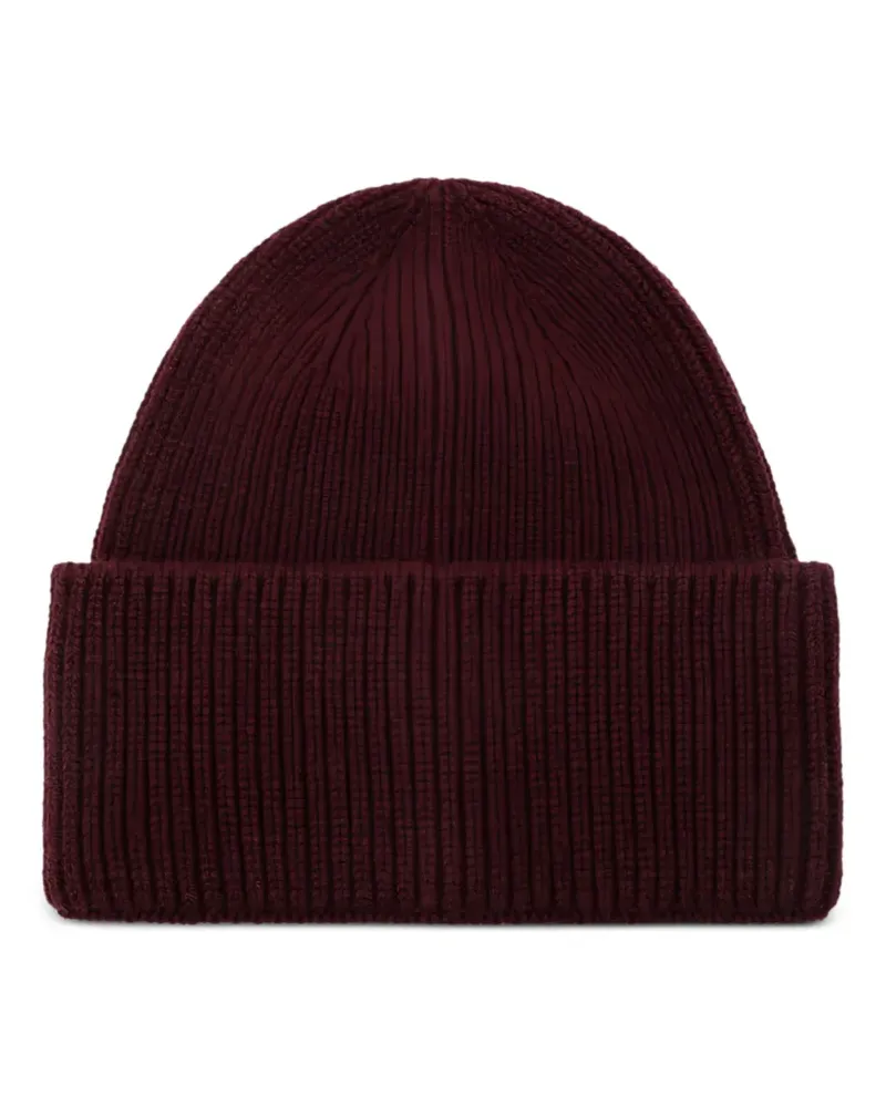 Destin ribbed beanie hat - Rot Rot