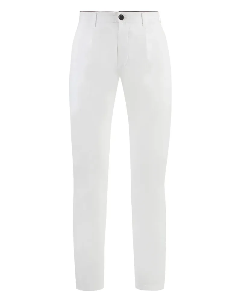 Department 5 Plissierte Tapered-Hose - Weiß Weiß