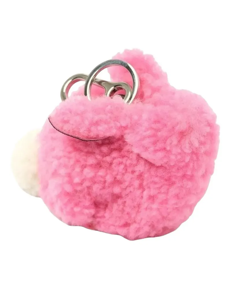 Loewe Anhänger mit Hasenmotiv - Rosa Rosa