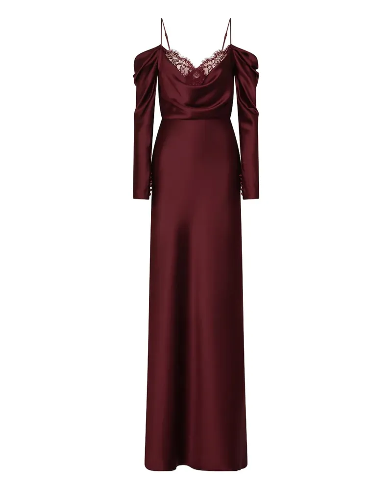 Rebecca Vallance Avalon Abendkleid mit Spitzenbesatz - Violett Violett