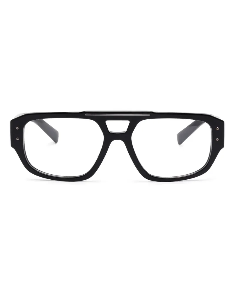 Dolce & Gabbana Klassische Pilotenbrille - Schwarz Schwarz