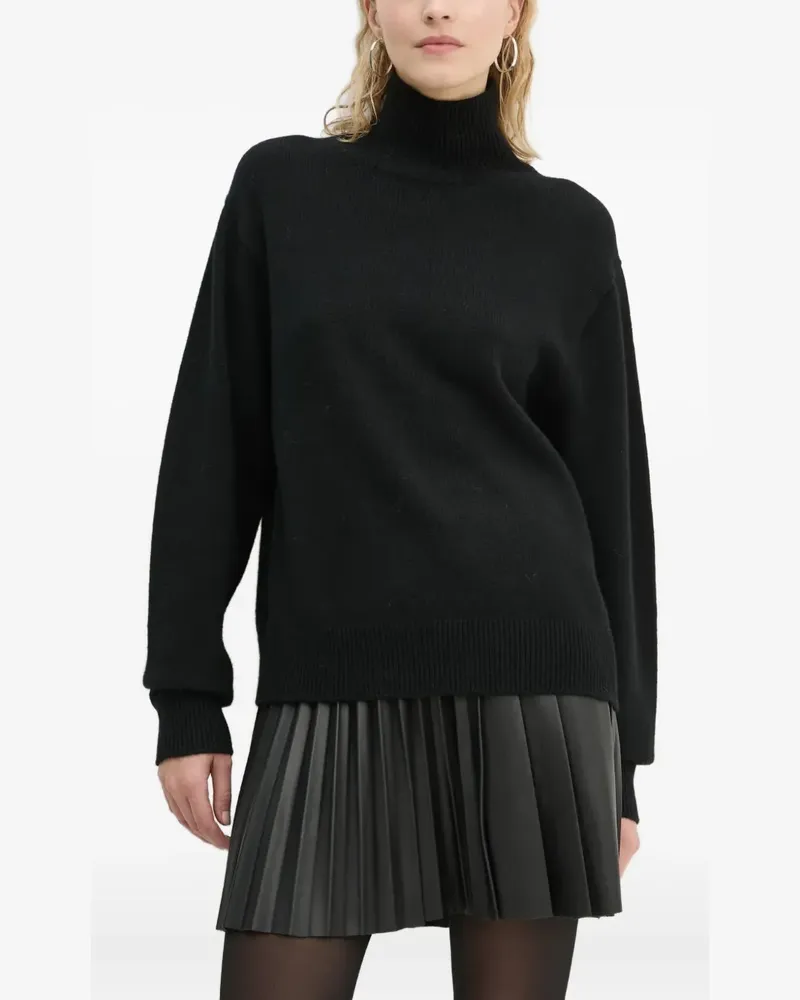 A.L.C. Pullover mit Teddy - Schwarz Schwarz