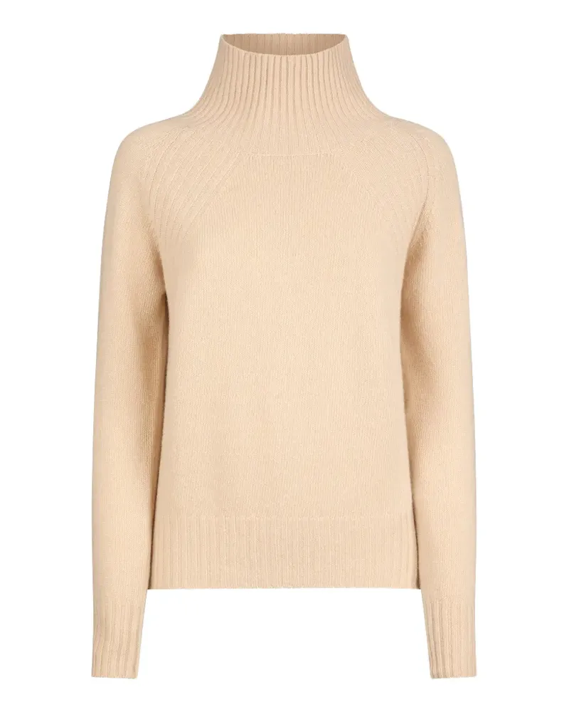 Dondup ribbed high-neck sweater - Nude Nude