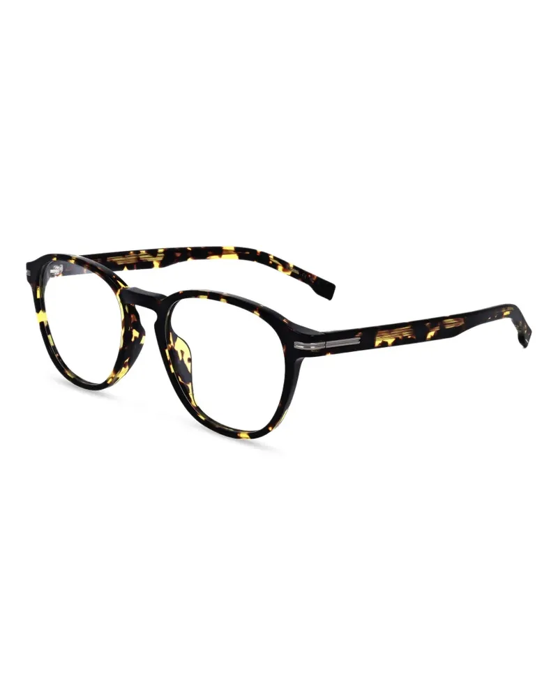 HUGO BOSS Brille in Schildpattoptik - Braun Braun