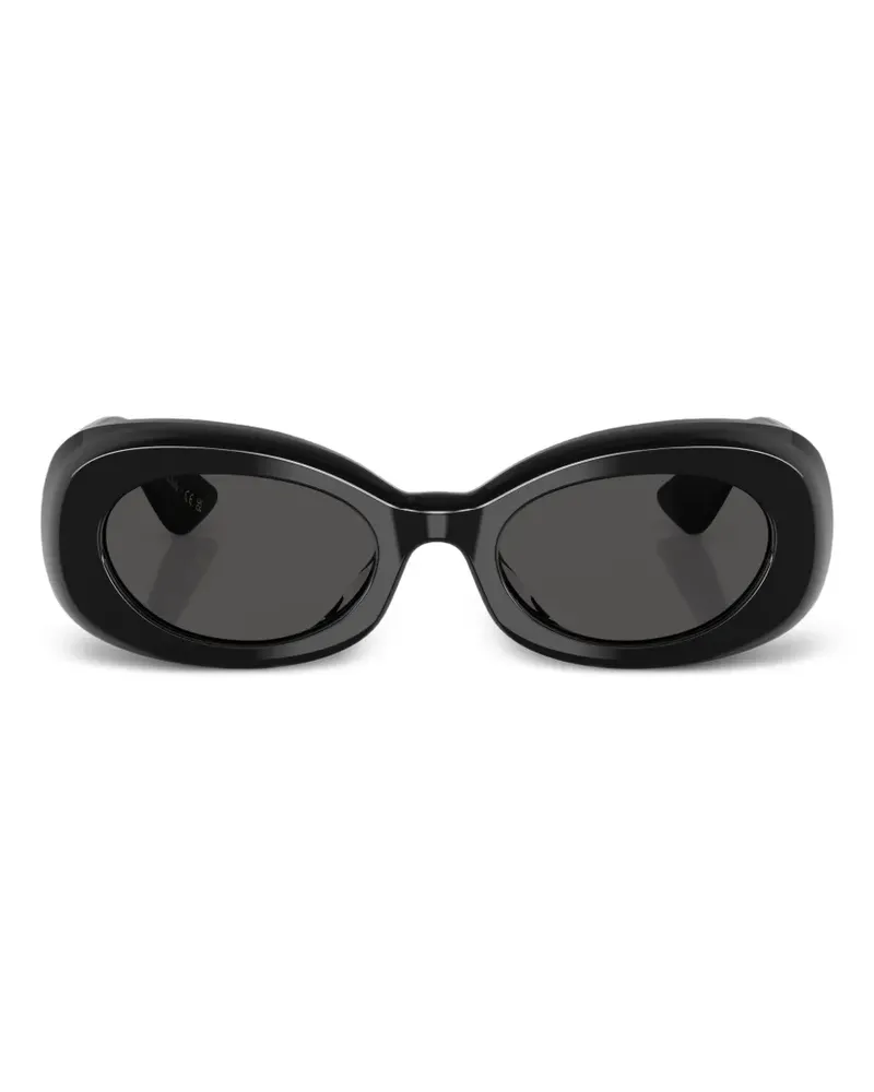 Oliver Peoples oval-frame sunglasses - Schwarz Schwarz