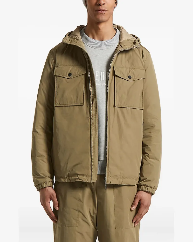 Peserico Hoodie mit Klappentasche - Nude Nude