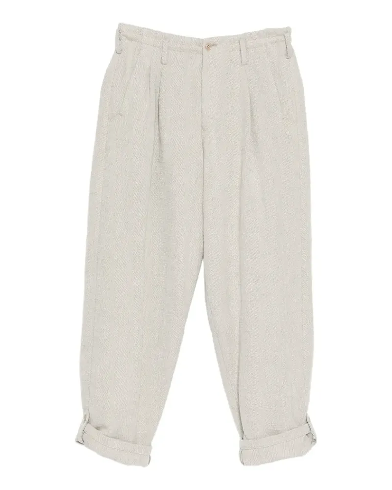Yohji Yamamoto Hose mit Bundfalten - Nude Nude