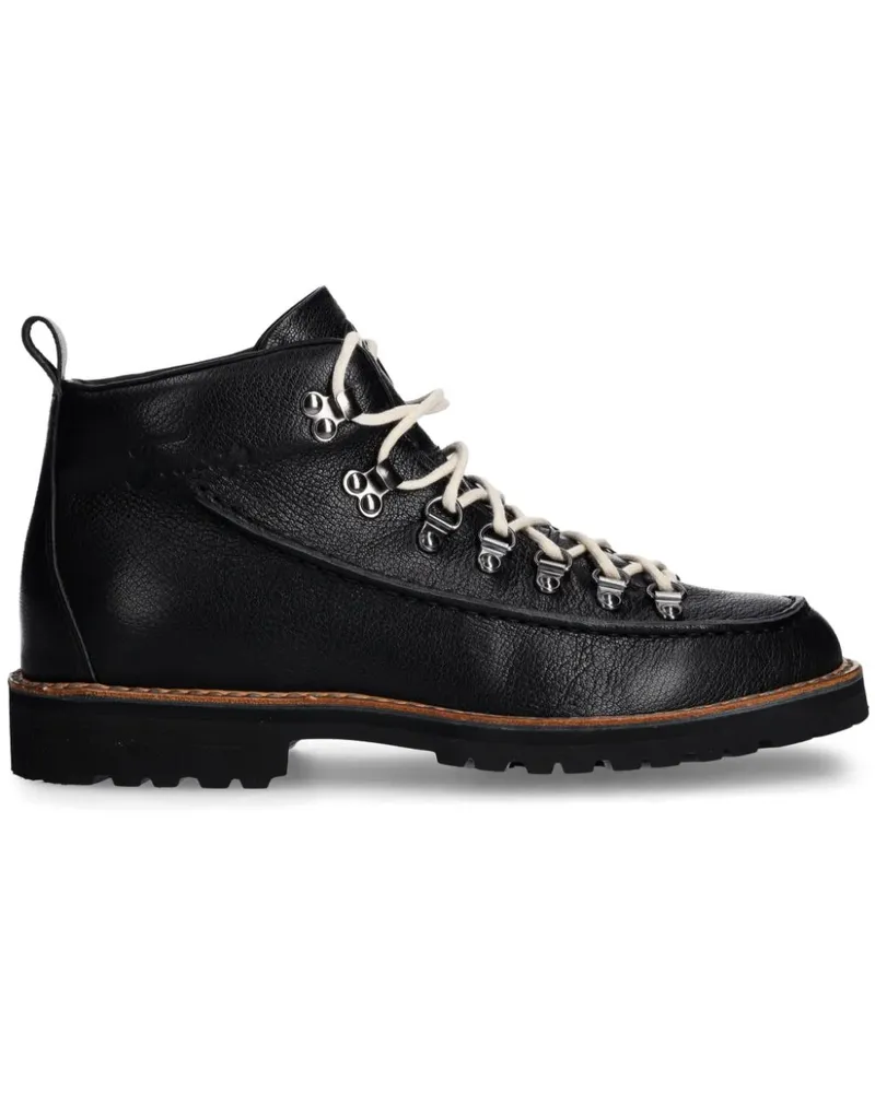 Fracap Stiefeletten mit Schnürung - Schwarz Schwarz