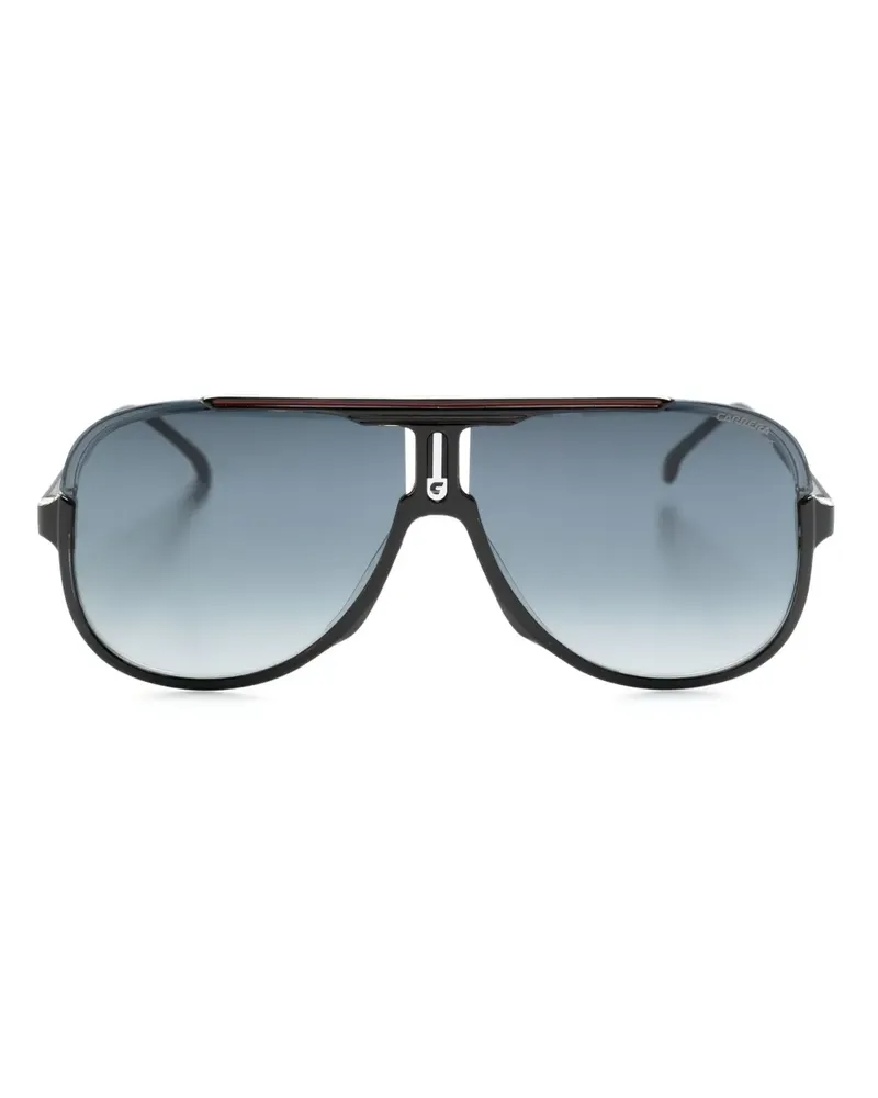Carrera Getönte Pilotenbrille - Schwarz Schwarz