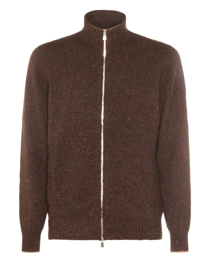 Brunello Cucinelli Cardigan mit Reißverschluss - Braun Braun