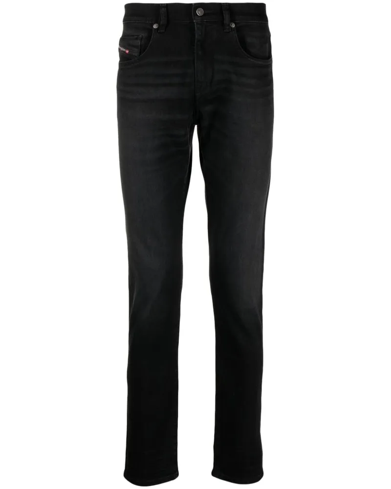 Diesel D-Strukt Slim-Fit-Jeans - Schwarz Schwarz