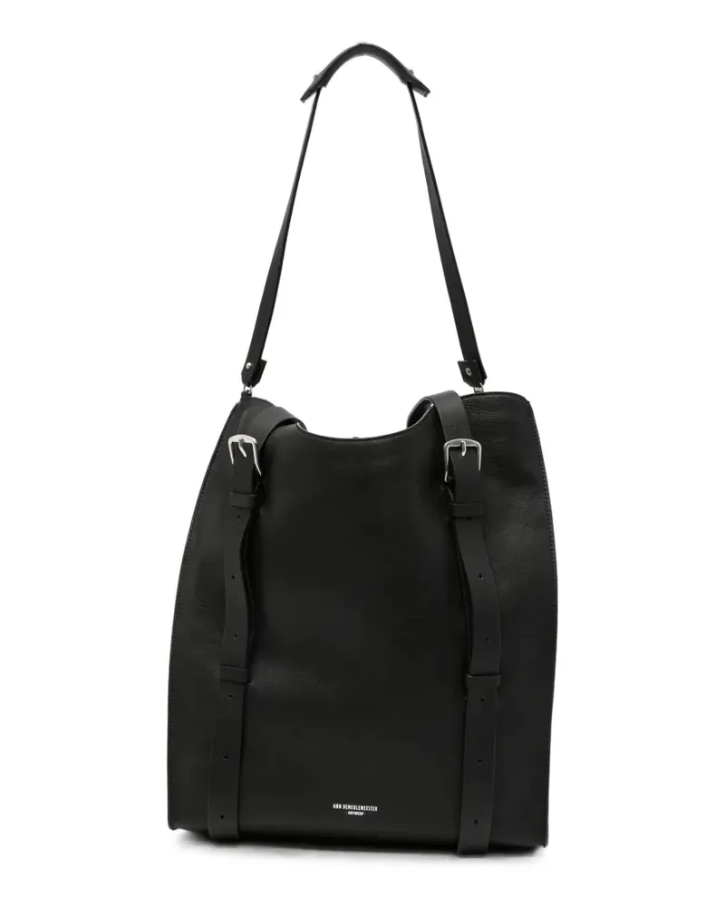 Ann Demeulemeester Mittelgroßer Akim Tote Bag - Schwarz Schwarz