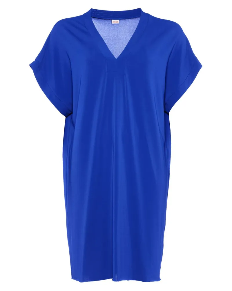 Eres Tali Strandkleid mit V-Ausschnitt - Blau Blau