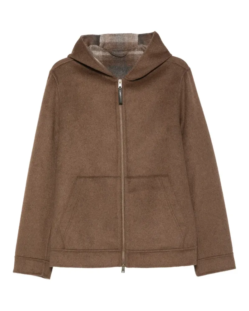 Woolrich hooded zip-up jacket - Braun Braun