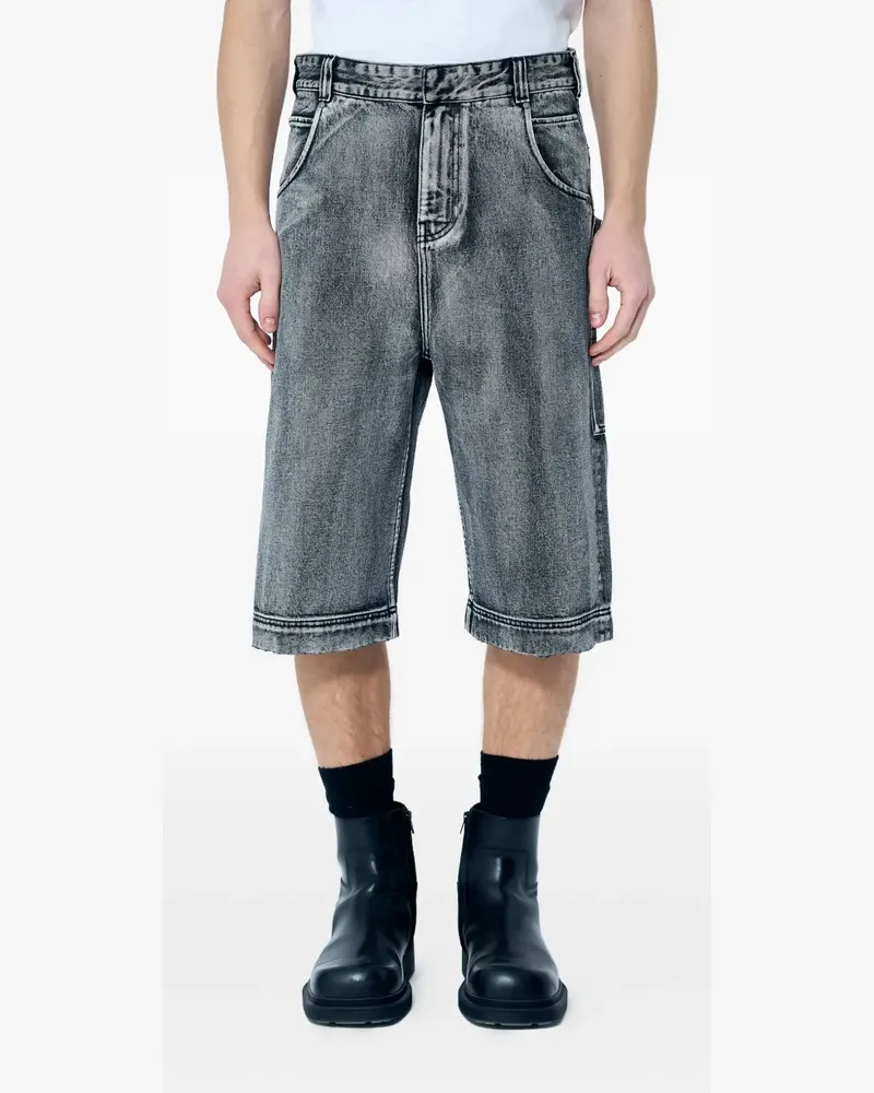 Entire Studios Jeans-Shorts mit geradem Bein - Grau Grau