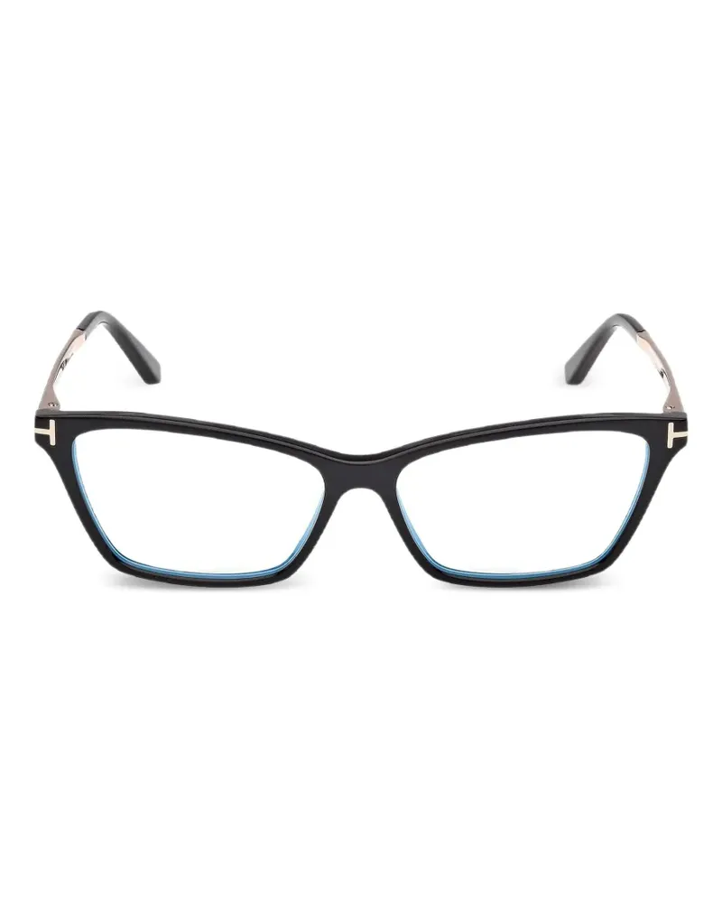 Tom Ford Brille mit Cat-Eye-Gestell - Schwarz Schwarz