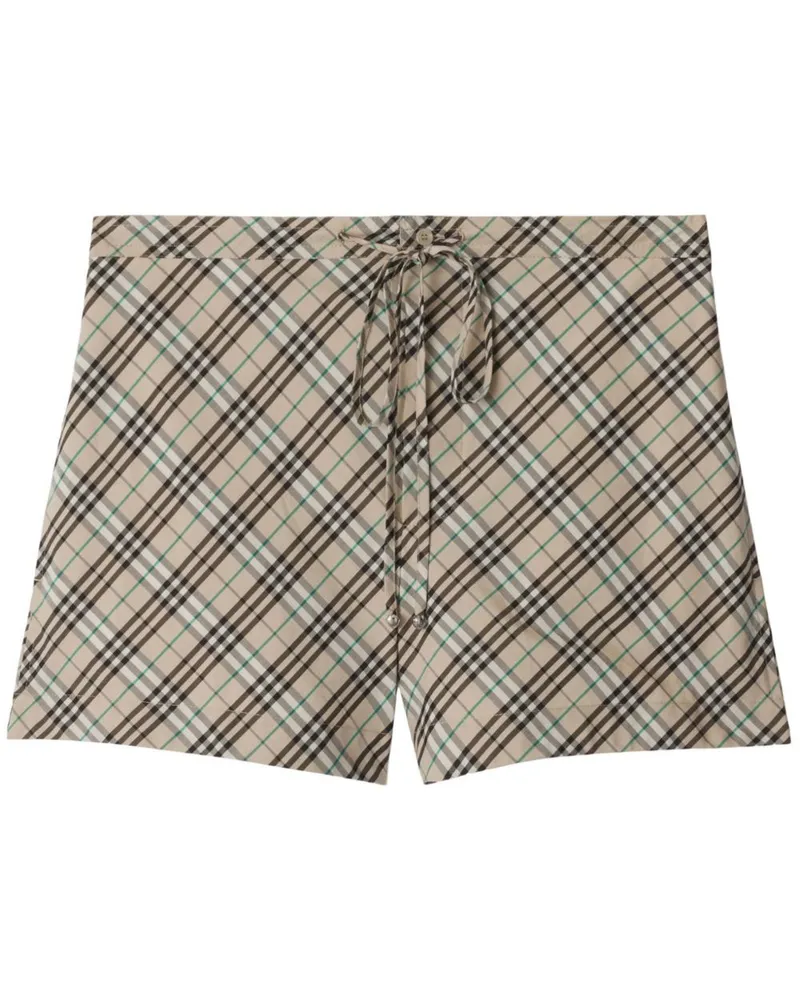 Burberry Shorts mit Vintage-Check - Nude Nude