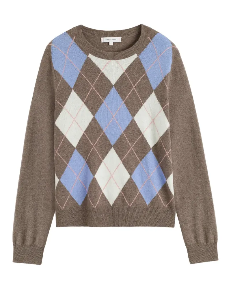 Chinti & Parker Pullover mit Argyle-Muster - Braun Braun
