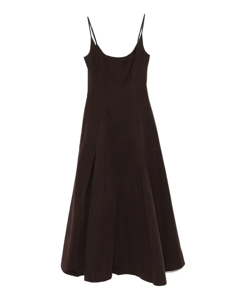 STAUD Jill Kleid mit Einsätzen - Braun Braun